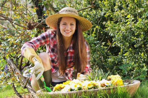 Reusable garden materials prepared for charity partnership collection